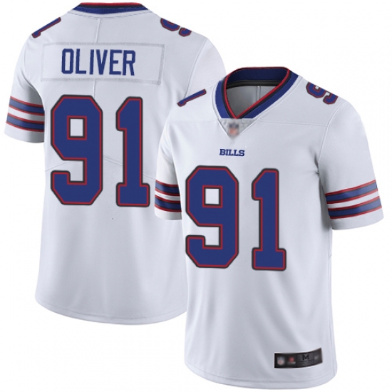 Nike Bills 91 Ed Oliver White Youth Vapor Untouchable Limited Jersey Nike Bills 91 Ed Oliver White Youth Vapor Untouchable Limited Jersey