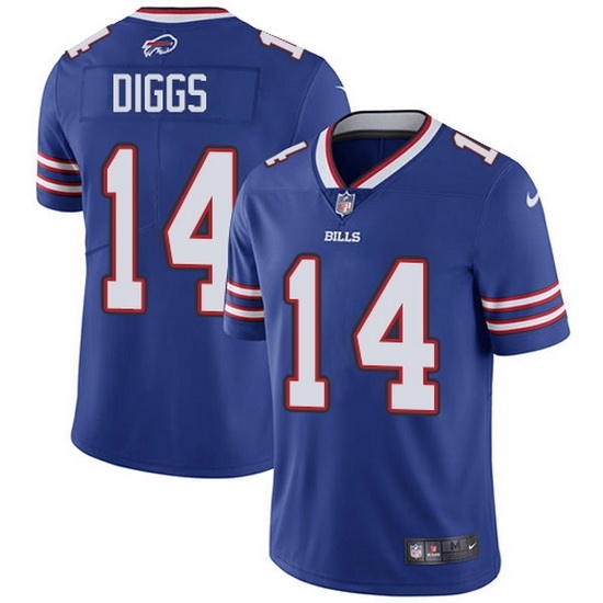 Youth Buffalo Bills 14 Stefon Diggs Blue Stitched NFL Vapor Untouchable Limited Jersey Youth Buffalo Bills 14 Stefon Diggs Blue Stitched NFL Vapor Untouchable Limited Jersey