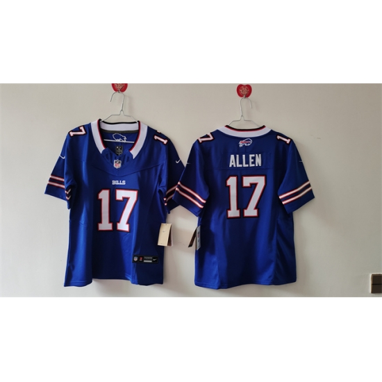 Youth Buffalo Bills 17 Josh Allen Blue 2024 F U S E Vapor Untouchable Limited Stitched Football Jersey Youth Buffalo Bills 17 Josh Allen Blue 2024 F U S E Vapor Untouchable Limited Stitched Football Jersey