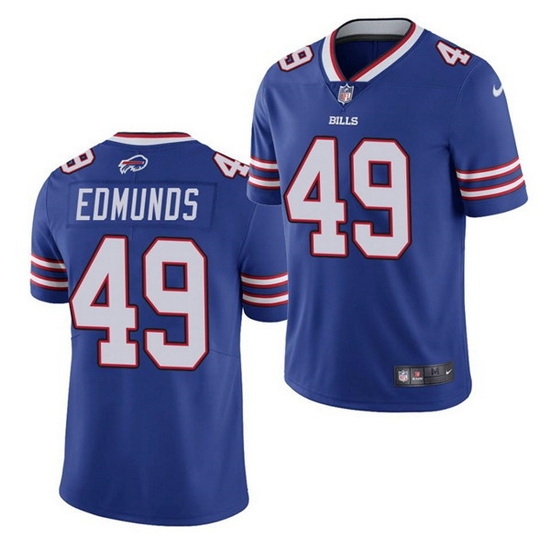Youth Buffalo Bills 49 Tremaine Edmunds Blue Vapor Untouchable Limited Stitched Jersey Youth Buffalo Bills 49 Tremaine Edmunds Blue Vapor Untouchable Limited Stitched Jersey