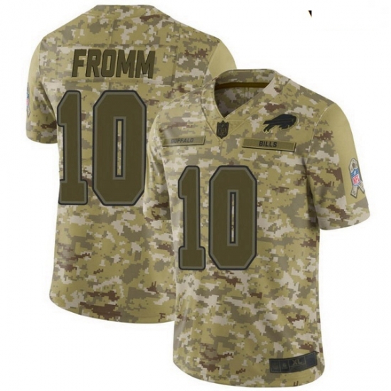Youth Buffalo Bills Jake Fromm Camo Limited 2018 Salute to Service Jersey Youth Buffalo Bills Jake Fromm Camo Limited 2018 Salute to Service Jersey