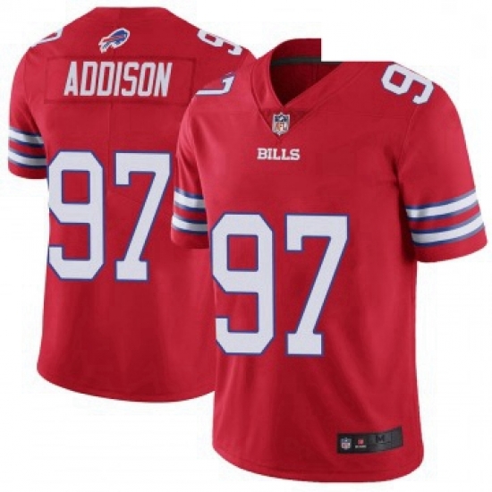 Youth Buffalo Bills Mario Addison Red Limited Color Rush Vapor Untouchable Jersey By Nike Youth Buffalo Bills Mario Addison Red Limited Color Rush Vapor Untouchable Jersey By Nike
