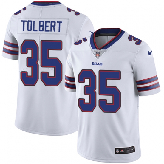 Youth NFL Buffalo Bills Nike 35 Mike Tolbert White Jersey Youth NFL Buffalo Bills Nike 35 Mike Tolbert White Jersey