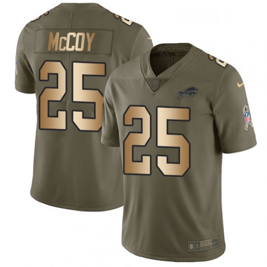 Youth Nike Buffalo Bills 25 LeSean McCoy Limited OliveGold 2017 Salute to Service NFL Jersey Youth Nike Buffalo Bills 25 LeSean McCoy Limited OliveGold 2017 Salute to Service NFL Jersey