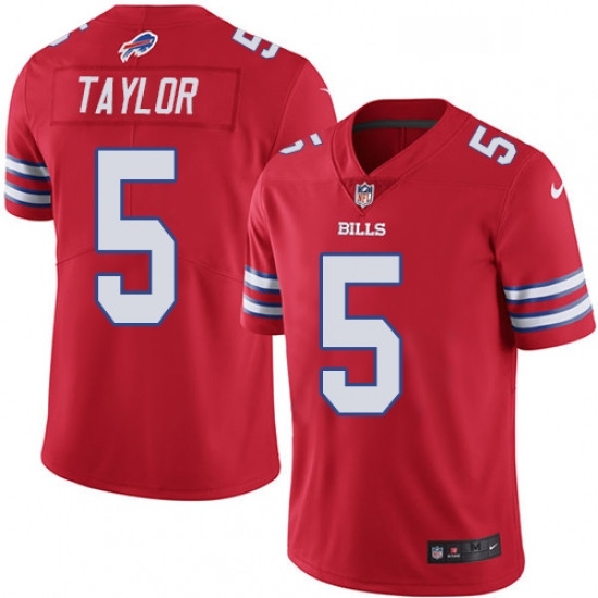 Youth Nike Buffalo Bills 5 Tyrod Taylor Elite Red Rush Vapor Untouchable NFL Jersey Youth Nike Buffalo Bills 5 Tyrod Taylor Elite Red Rush Vapor Untouchable NFL Jersey