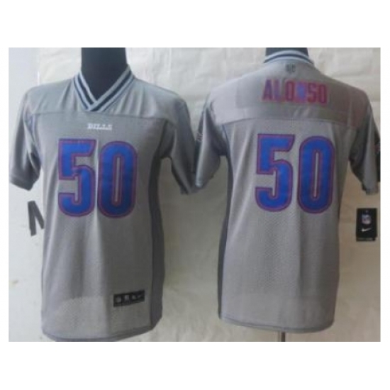 Youth Nike Buffalo Bills 50 Kiko Alonso Grey Vapor Elite Jerseys Youth Nike Buffalo Bills 50 Kiko Alonso Grey Vapor Elite Jerseys