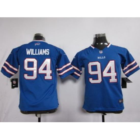 Youth Nike Buffalo Bills #94 Williams Blue NFL Jerseys Youth Nike Buffalo Bills #94 Williams Blue NFL Jerseys