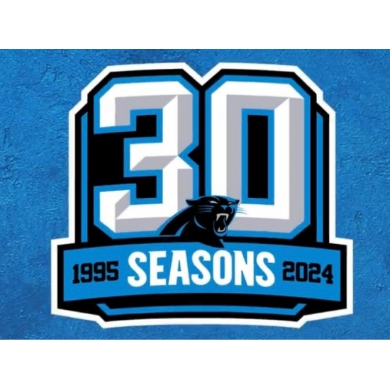 Carolina Panthers 30th Anniversary Patch Biaog Carolina Panthers 30th Anniversary Patch Biaog