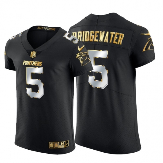 Carolina Panthers 5 Teddy Bridgewater Men Nike Black Edition Vapor Untouchable Elite NFL Jersey Carolina Panthers 5 Teddy Bridgewater Men Nike Black Edition Vapor Untouchable Elite NFL Jersey