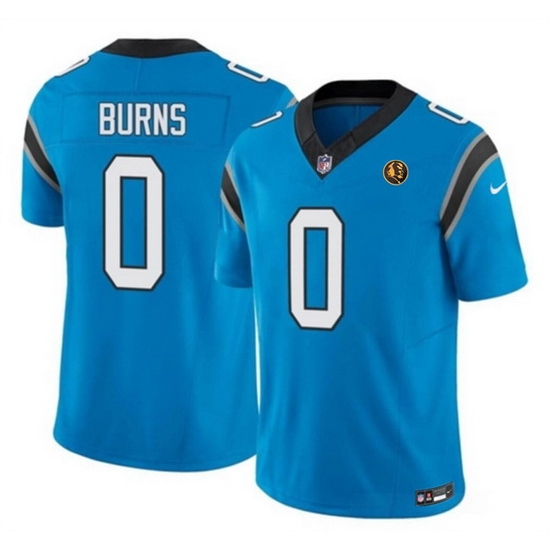 Men Carolina Panthers 0 Brian Burns Blue 2023 F U S E With John Madden Patch Vapor Limited Stitched Football Jersey Men Carolina Panthers 0 Brian Burns Blue 2023 F U S E With John Madden Patch Vapor Limited Stitched Football Jersey