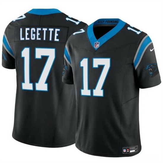 Men Carolina Panthers 17 Xavier Legette Black 2024 F U S E Vapor Limited Stitched Football Jersey Men Carolina Panthers 17 Xavier Legette Black 2024 F U S E Vapor Limited Stitched Football Jersey