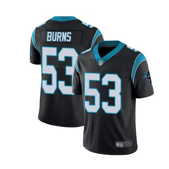 Men Carolina Panthers 53 Brian Burns Black Vapor Untouchable Limited Stitched Jersey Men Carolina Panthers 53 Brian Burns Black Vapor Untouchable Limited Stitched Jersey