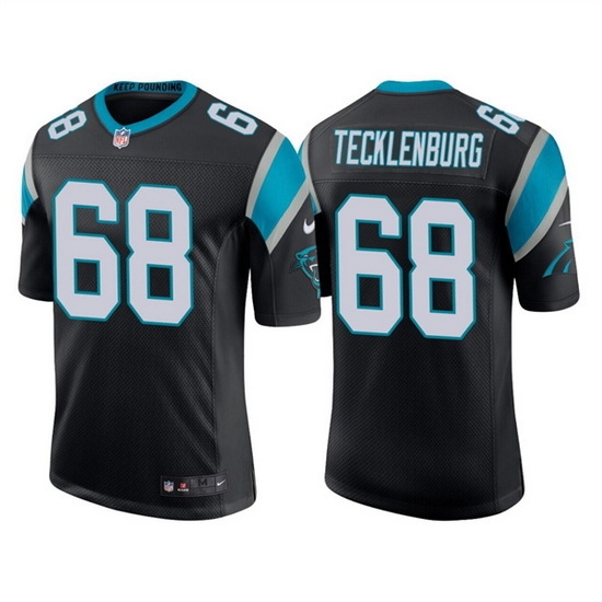 Men Carolina Panthers 68 Sam Tecklenburg 2022 Black Stitched Game Jersey Men Carolina Panthers 68 Sam Tecklenburg 2022 Black Stitched Game Jersey