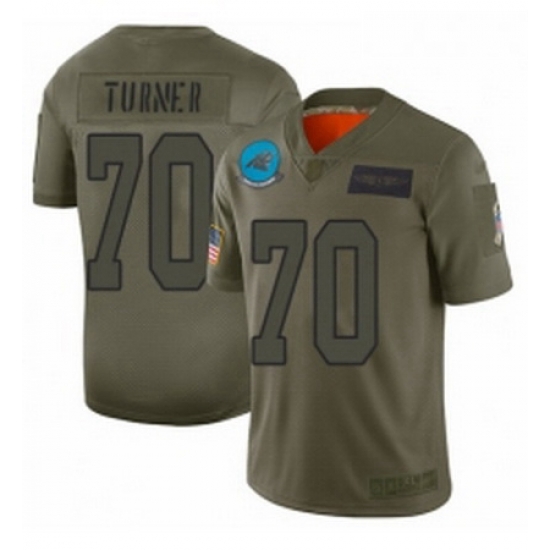 Men Carolina Panthers 70 Trai Turner Limited Camo 2019 Salute to Service Football Jersey Men Carolina Panthers 70 Trai Turner Limited Camo 2019 Salute to Service Football Jersey