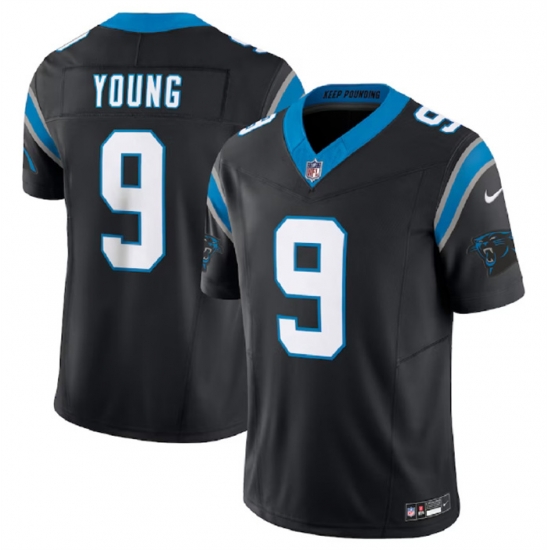 Men Carolina Panthers 9 Bryce Young Black 2023 F U S E Vapor Untouchable Stitched Football Jersey Men Carolina Panthers 9 Bryce Young Black 2023 F U S E Vapor Untouchable Stitched Football Jersey