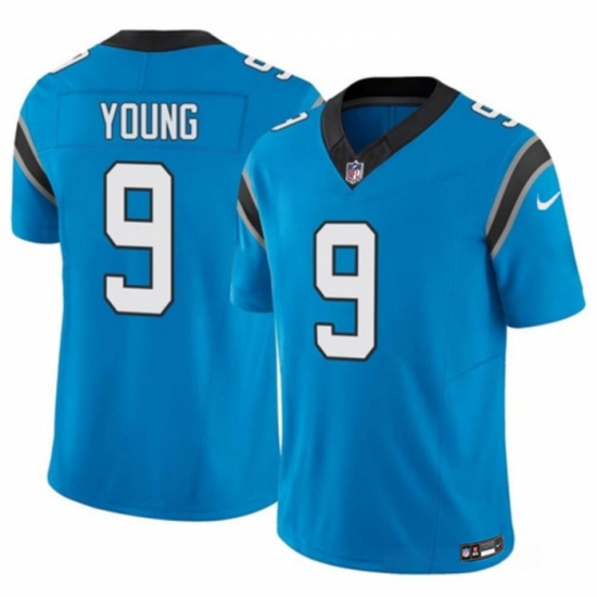 Men Carolina Panthers 9 Bryce Young Blue 2023 F U S E Vapor Untouchable Stitched Football Jersey Men Carolina Panthers 9 Bryce Young Blue 2023 F U S E Vapor Untouchable Stitched Football Jersey