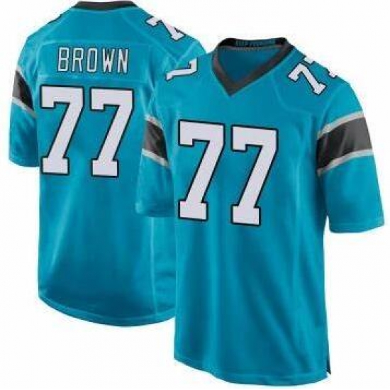 Men Nike Carolina Panthers Deonte Brown 77 Vapor Limited Jersey Men Nike Carolina Panthers Deonte Brown 77 Vapor Limited Jersey