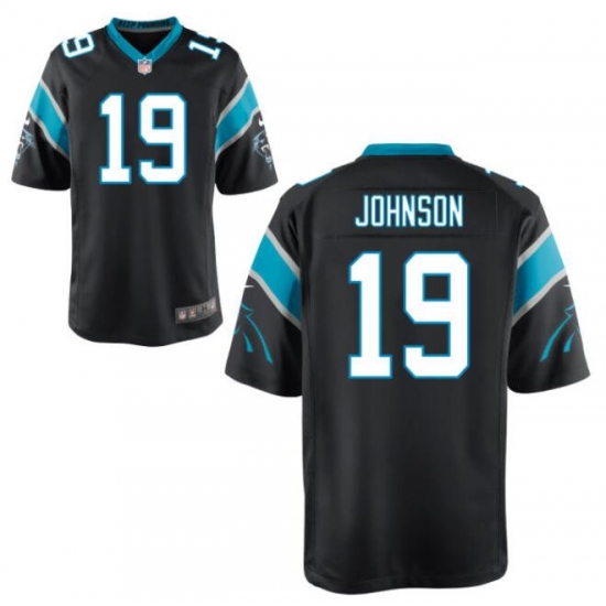 Men Nike Carolina Panthers Keshawn Johnson 19 Black Vapor Limited Jersey Men Nike Carolina Panthers Keshawn Johnson 19 Black Vapor Limited Jersey