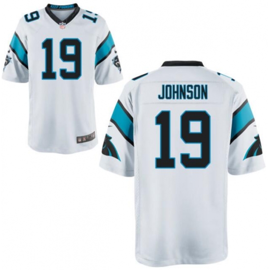 Men Nike Carolina Panthers Keshawn Johnson 19 White Vapor Limited Jersey Men Nike Carolina Panthers Keshawn Johnson 19 White Vapor Limited Jersey