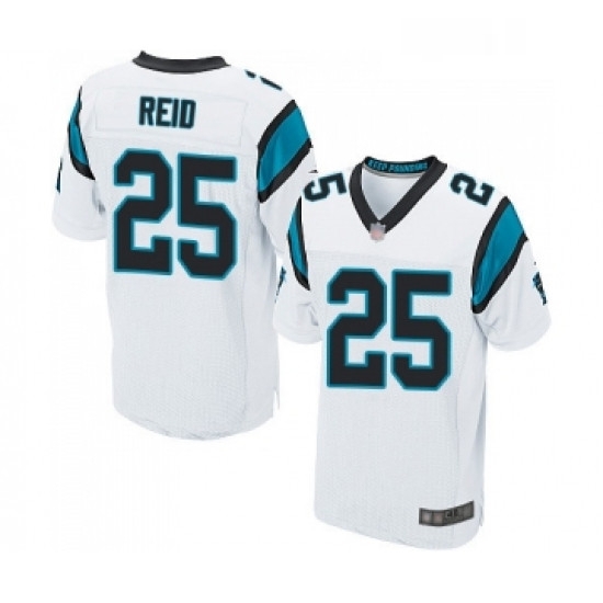 Mens Carolina Panthers 25 Eric Reid Elite White Football Jersey Mens Carolina Panthers 25 Eric Reid Elite White Football Jersey