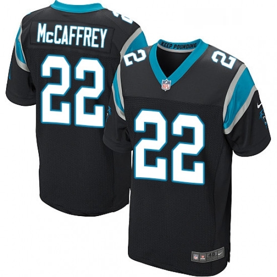 Mens Nike Carolina Panthers 22 Christian McCaffrey Elite Black Team Color NFL Jersey Mens Nike Carolina Panthers 22 Christian McCaffrey Elite Black Team Color NFL Jersey