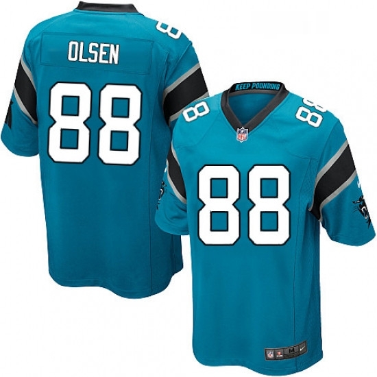 Mens Nike Carolina Panthers 88 Greg Olsen Game Blue Alternate NFL Jersey Mens Nike Carolina Panthers 88 Greg Olsen Game Blue Alternate NFL Jersey