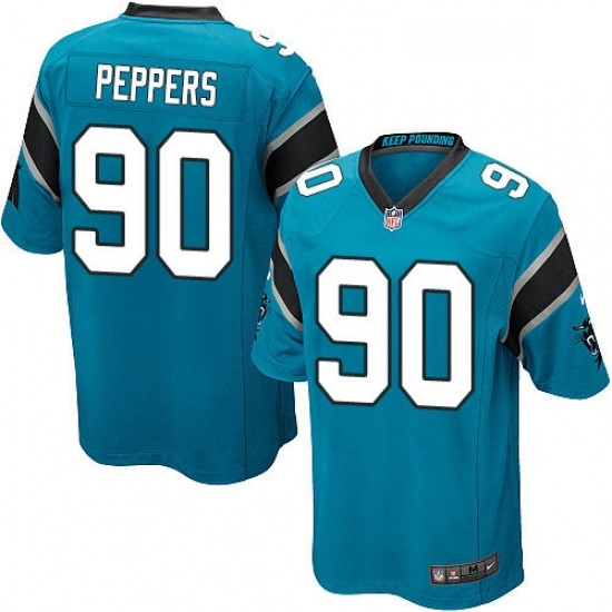 Mens Nike Carolina Panthers 90 Julius Peppers Game Blue Alternate NFL Jersey Mens Nike Carolina Panthers 90 Julius Peppers Game Blue Alternate NFL Jersey