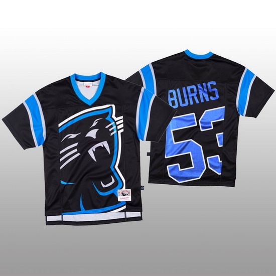 NFL Carolina Panthers 53 Brian Burns Black Men Mitchell 26 Nell Big Face Fashion Limited NFL Jersey NFL Carolina Panthers 53 Brian Burns Black Men Mitchell 26 Nell Big Face Fashion Limited NFL Jersey