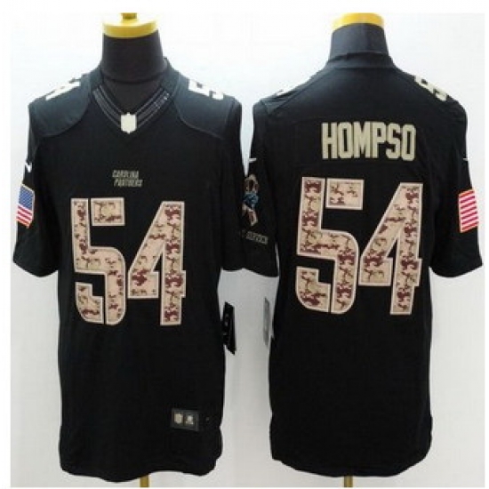 New Carolina Panthers #54 Shaq Thompson Black Men Stitched NFL Limited Salute to Service jersey New Carolina Panthers #54 Shaq Thompson Black Men Stitched NFL Limited Salute to Service jersey