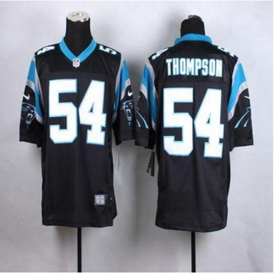 New Carolina Panthers #54 Shaq Thompson Black Team Color Men Stitched NFL Elite jersey New Carolina Panthers #54 Shaq Thompson Black Team Color Men Stitched NFL Elite jersey