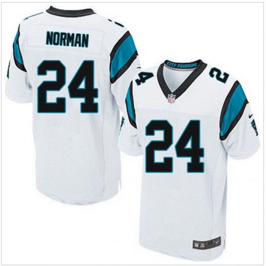 Nike Carolina Panthers #24 Josh Norman White Mens Stitched NFL Elite Jersey Nike Carolina Panthers #24 Josh Norman White Mens Stitched NFL Elite Jersey