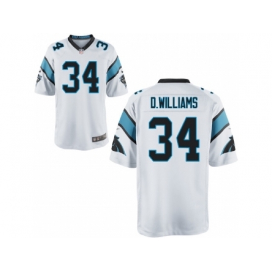 Nike Carolina Panthers 34 DeAngelo Williams White Game NFL Jersey Nike Carolina Panthers 34 DeAngelo Williams White Game NFL Jersey