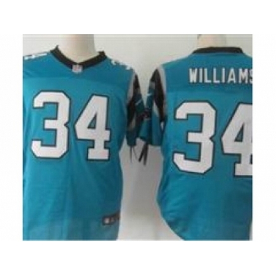 Nike Carolina Panthers 34 DeAngelo Williams blue Elite NFL Jersey Nike Carolina Panthers 34 DeAngelo Williams blue Elite NFL Jersey