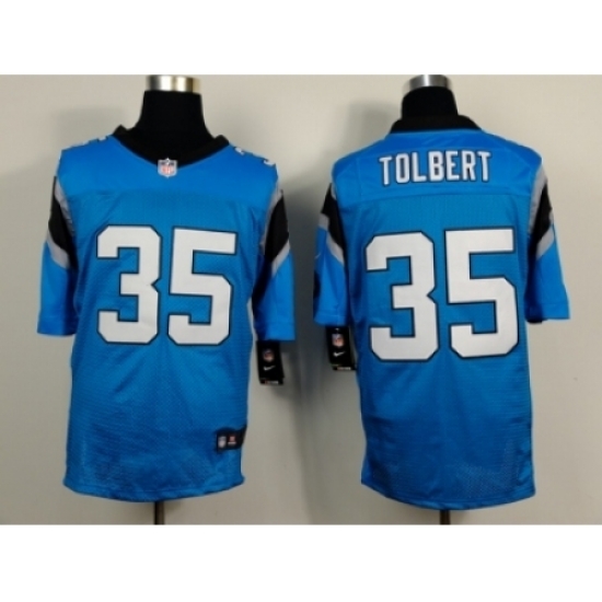 Nike Carolina Panthers 35 Mike Tolbert blue Elite NFL Jersey Nike Carolina Panthers 35 Mike Tolbert blue Elite NFL Jersey
