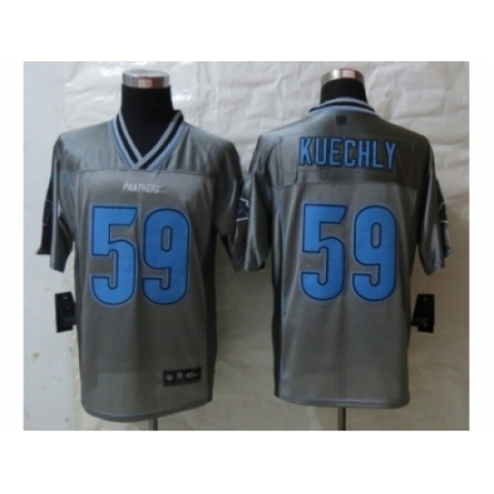 Nike Carolina Panthers 59 Kuechly Grey Elite Vapor NFL Jerseys Nike Carolina Panthers 59 Kuechly Grey Elite Vapor NFL Jerseys