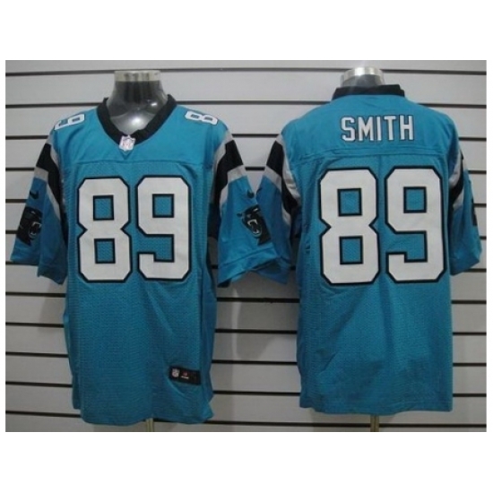 Nike Carolina Panthers 89 Steve Smith Blue Elite NFL Jersey Nike Carolina Panthers 89 Steve Smith Blue Elite NFL Jersey