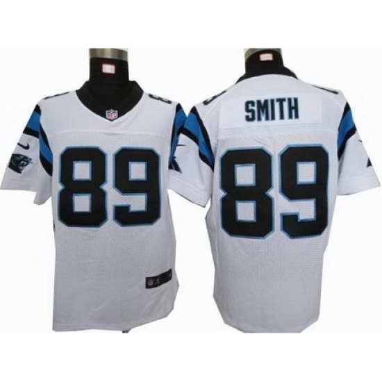 Nike Carolina Panthers 89 Steve Smith white Elite NFL Jersey Nike Carolina Panthers 89 Steve Smith white Elite NFL Jersey