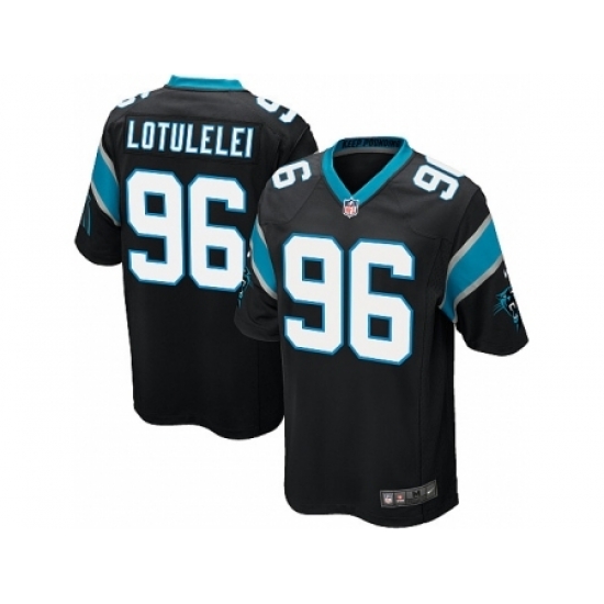 Nike Carolina Panthers 96 Star Lotulelei Black Game NFL Jersey Nike Carolina Panthers 96 Star Lotulelei Black Game NFL Jersey