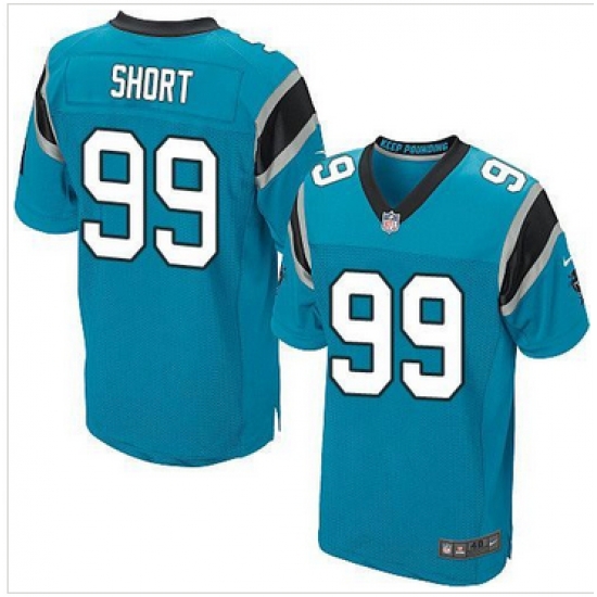 Nike Carolina Panthers #99 Kawann Short Blue Alternate Mens Stitched NFL Elite Jersey Nike Carolina Panthers #99 Kawann Short Blue Alternate Mens Stitched NFL Elite Jersey