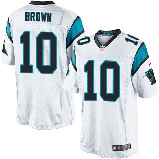 Nike Panthers #10 Corey Brown White Mens Stitched NFL Elite Jersey Nike Panthers #10 Corey Brown White Mens Stitched NFL Elite Jersey