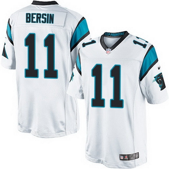 Nike Panthers #11 Brenton Bersin White Team Color Mens Stitched NFL Elite Jersey Nike Panthers #11 Brenton Bersin White Team Color Mens Stitched NFL Elite Jersey