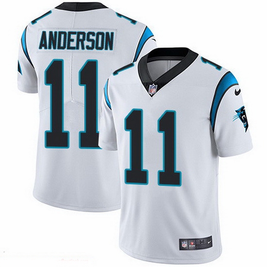 Nike Panthers 11 Robby Anderson White Men Stitched NFL Vapor Untouchable Limited Jersey Nike Panthers 11 Robby Anderson White Men Stitched NFL Vapor Untouchable Limited Jersey