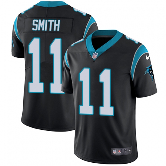 Nike Panthers #11 Torrey Smith Black Team Color Mens Stitched NFL Vapor Untouchable Limited Jersey Nike Panthers #11 Torrey Smith Black Team Color Mens Stitched NFL Vapor Untouchable Limited Jersey