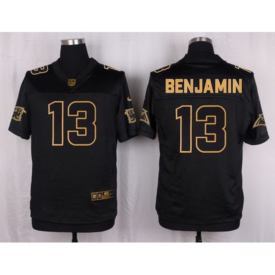 Nike Panthers #13 Kelvin Benjamin Black Mens Stitched NFL Elite Pro Line Gold Collection Jersey Nike Panthers #13 Kelvin Benjamin Black Mens Stitched NFL Elite Pro Line Gold Collection Jersey