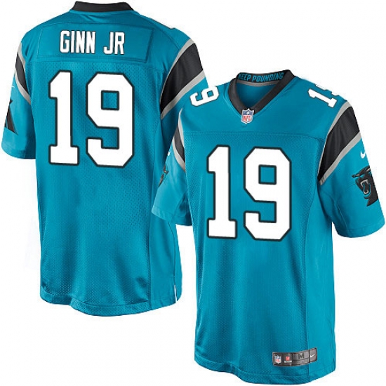 Nike Panthers #19 Ted Ginn Jr Blue Alternate Mens Stitched NFL Elite Jersey Nike Panthers #19 Ted Ginn Jr Blue Alternate Mens Stitched NFL Elite Jersey
