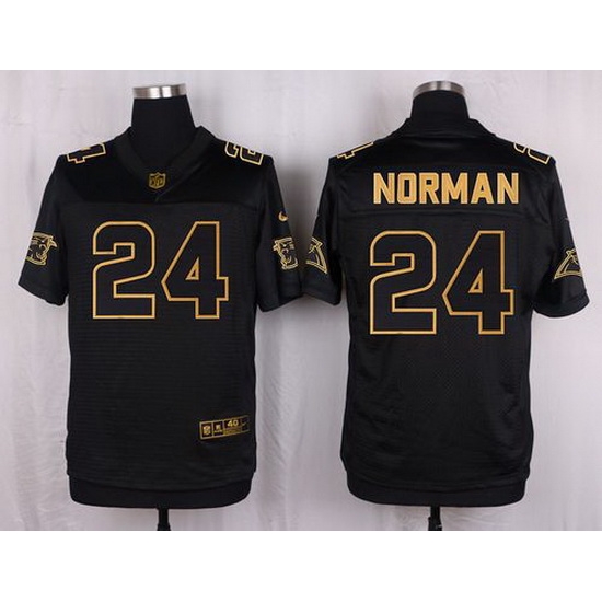 Nike Panthers #24 Josh Norman Black Mens Stitched NFL Elite Pro Line Gold Collection Jersey Nike Panthers #24 Josh Norman Black Mens Stitched NFL Elite Pro Line Gold Collection Jersey