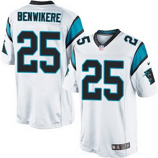 Nike Panthers #25 Bene Benwikere White Team Color Mens Stitched NFL Elite Jersey Nike Panthers #25 Bene Benwikere White Team Color Mens Stitched NFL Elite Jersey