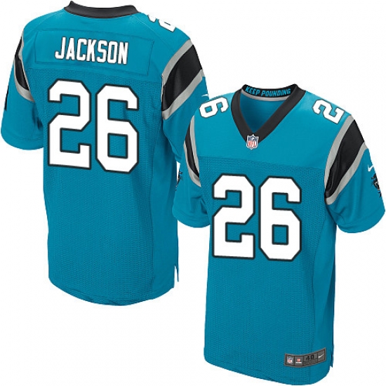 Nike Panthers #26 Donte Jackson Blue Alternate Mens Stitched NFL Elite Jersey Nike Panthers #26 Donte Jackson Blue Alternate Mens Stitched NFL Elite Jersey