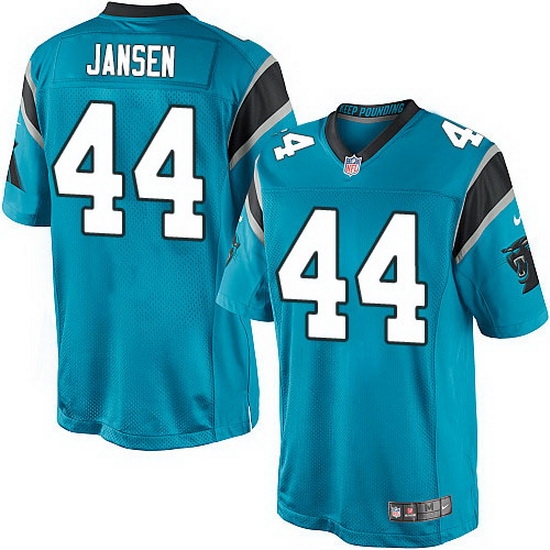 Nike Panthers #44 J.J. Jansen BlueTeam Color Mens Stitched NFL Elite Jersey Nike Panthers #44 J.J. Jansen BlueTeam Color Mens Stitched NFL Elite Jersey