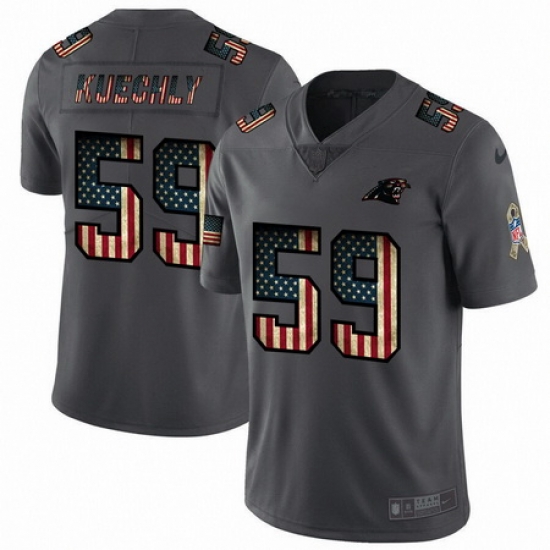 Nike Panthers 59 Luke Kuechly 2019 Salute To Service USA Flag Fashion Limited Jersey Nike Panthers 59 Luke Kuechly 2019 Salute To Service USA Flag Fashion Limited Jersey